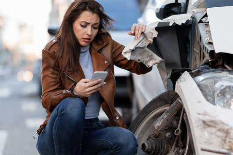 The first steps immediately after injuries in a motor vehicle accident